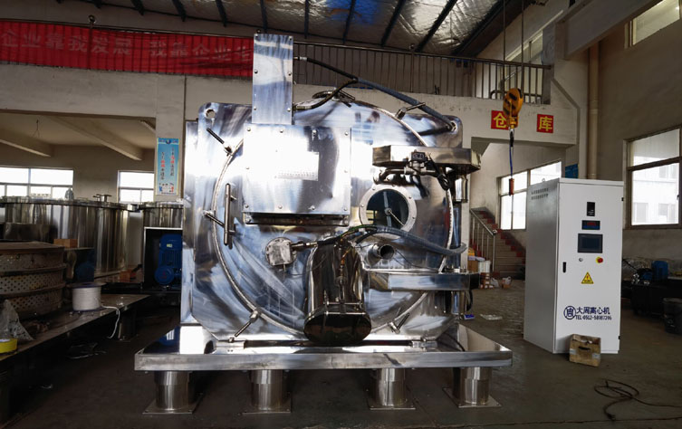 臥式虹吸刮刀卸料離心機(jī)